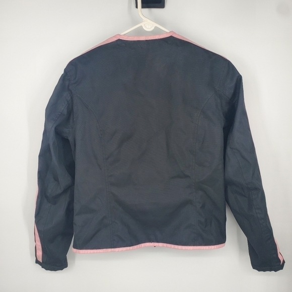 Nexgen Motorcycle Jacket Womens Medium Vented Black Bike Zip Removable Liner - Picture 9 of 10